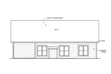 Secondary Image - Traditional House Plan - 43779 - Rear Exterior