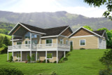 Craftsman House Plan - 43824 - Rear Exterior