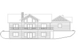 Craftsman House Plan - 43824 - Rear Exterior