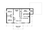 Secondary Image - Craftsman House Plan - 43824 - 2nd Floor Plan