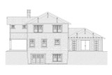 Craftsman House Plan - Sylvan 43935 - Rear Exterior