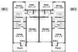 Craftsman House Plan - Cartersville 43969 - 1st Floor Plan