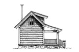Lodge Style House Plan - Sun River 44042 - Left Exterior