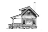 Lodge Style House Plan - Sun River 44042 - Right Exterior