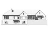 Modern House Plan - Burwood 44078 - Rear Exterior