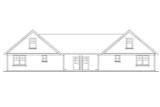 Craftsman House Plan - Donovan 44246 - Rear Exterior