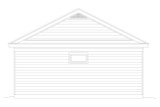 Craftsman House Plan - Brentlawn Poolhouse 44271 - Rear Exterior
