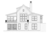 Traditional House Plan - Bayview 44361 - Rear Exterior
