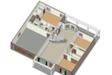 Traditional House Plan - 44446 - 1st Floor Plan