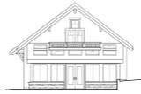 European House Plan - 44504 - Rear Exterior
