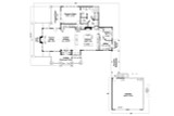 Craftsman House Plan - Meriweather 44643 - 1st Floor Plan