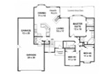 Ranch House Plan - 44657 - 1st Floor Plan