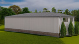Farmhouse House Plan - 44665 - Rear Exterior