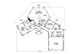 Craftsman House Plan - Percydale 44672 - 1st Floor Plan