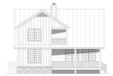 Craftsman House Plan - Southern Road 44862 - Rear Exterior