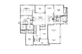 Classic House Plan - 44876 - 1st Floor Plan