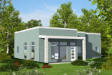 Contemporary House Plan - 44897 - Front Exterior