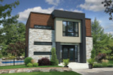 Contemporary House Plan - 44927 - Front Exterior