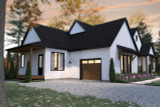 Secondary Image - Farmhouse House Plan - Generation 44964 - Left Exterior