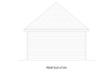 Secondary Image - Traditional House Plan - Webster 45037 - Rear Exterior