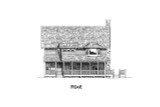 Lodge Style House Plan - Stone Cliff 45246 - Rear Exterior