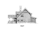 Lodge Style House Plan - Stone Cliff 45246 - Right Exterior