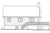 Lodge Style House Plan - The Cap 2 45406 - Rear Exterior
