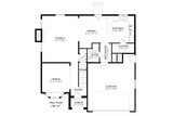 Traditional House Plan - Andersons 45513 - 1st Floor Plan