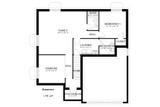 Traditional House Plan - Andersons 45513 - Basement Floor Plan