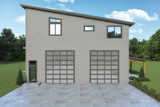 Contemporary House Plan - 45581 - Front Exterior