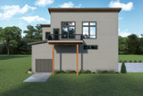 Contemporary House Plan - 45581 - Left Exterior