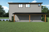 Contemporary House Plan - 45581 - Right Exterior