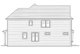 Tudor House Plan - Columbia 45595 - Left Exterior