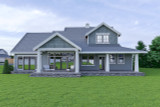 Craftsman House Plan - 45622 - Rear Exterior