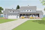 Farmhouse House Plan - 45638 - Front Exterior