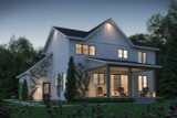 Farmhouse House Plan - Maveryk 45692 - Rear Exterior