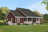 Traditional House Plan - Mandala Springs II 45730 - Front Exterior