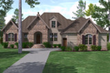 Lodge Style House Plan - Breckenridge 45743 - Front Exterior