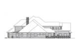 Craftsman House Plan - 45802 - Left Exterior
