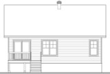 Secondary Image - Craftsman House Plan - Nordika 2 45829 - Rear Exterior