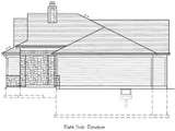 Cottage House Plan - The Biscayne 45846 - Right Exterior