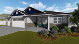 Craftsman House Plan - Cougar 45913 - Front Exterior