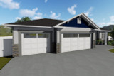 Craftsman House Plan - Cougar 45913 - Front Exterior