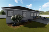 Craftsman House Plan - Cougar 45913 - Rear Exterior