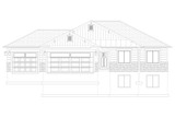 Craftsman House Plan - Cougar 45913 - Front Exterior