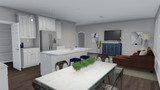 Craftsman House Plan - Cougar 45913 - Kitchen