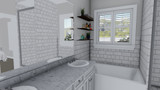 Craftsman House Plan - Cougar 45913 - Master Bathroom