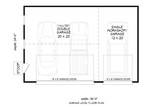 Traditional House Plan - Sequoia Garage 45935 - 1st Floor Plan