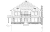Craftsman House Plan - Calders Cottage 45977 - Front Exterior