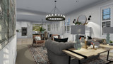 Craftsman House Plan - Calders Cottage 45977 - Family Room
